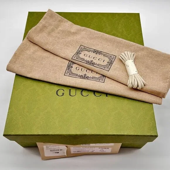 Gucci Cream and Tan Heeled Boots - Picture 13 of 14